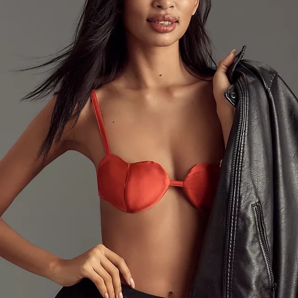 Anthropologie Heart Bra Size XL  New Without Tag